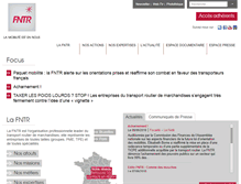 Tablet Screenshot of fntr.fr